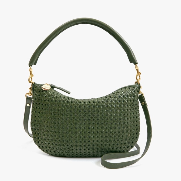 Clare V Petit Moyen Army Rattan NWT - Picture 1 of 4